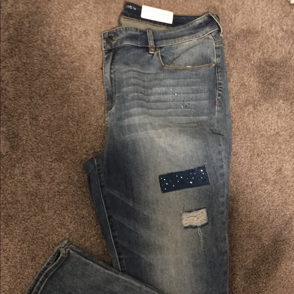 Chico’s Platinum Denim Jeans